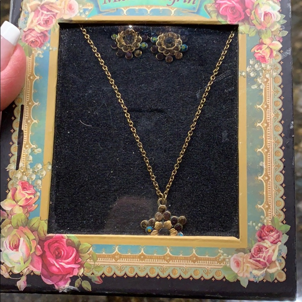Michael Negrin necklace & matching earrings